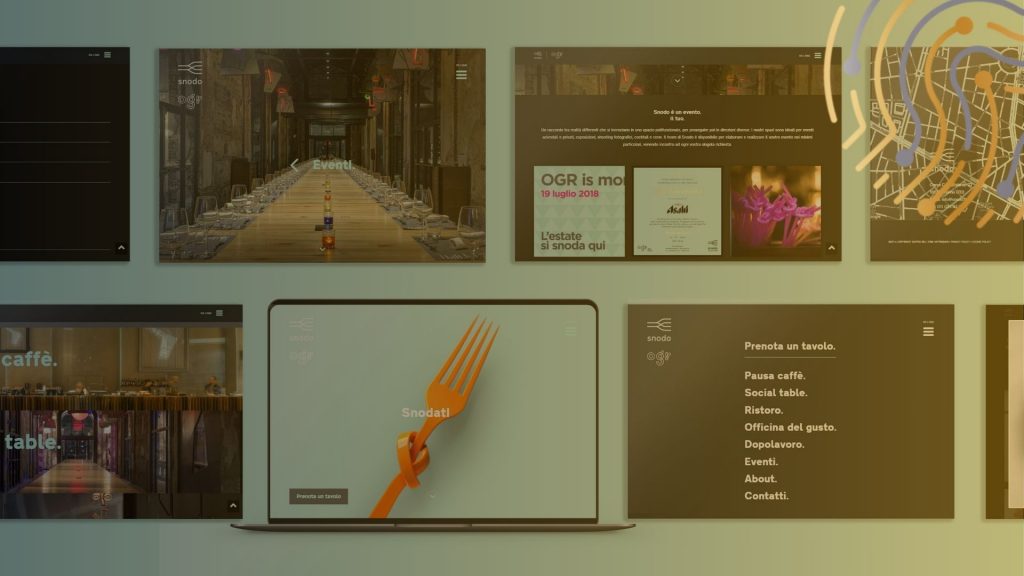 Realizzazione sito web per Snodo Torino, con sistema di prenotazione integrato alla cassa e social wall interattivo per un’esperienza completa.