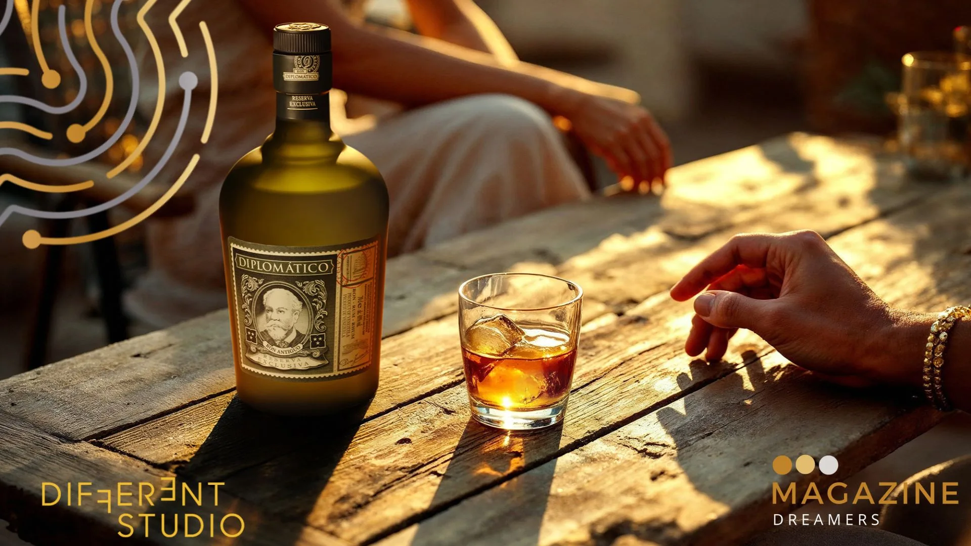Un caso reale di fotografia di prodotto premium: come raccontare Rum Diplomático con un workflow ibrido tra AI, studio e regia visiva.