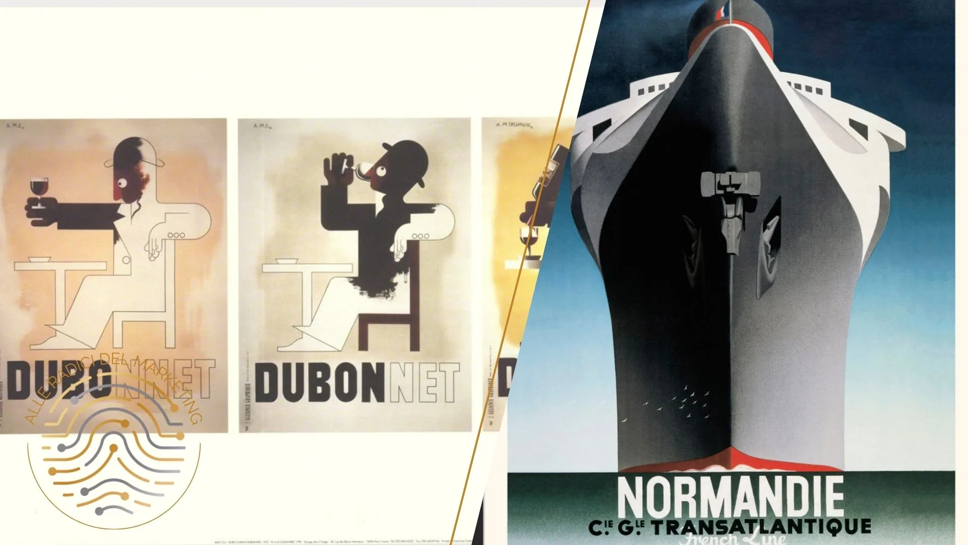 Tra le due guerre la pubblicità diventa arte visiva: Cassandre trasforma il design in strumento di marketing e memoria collettiva.